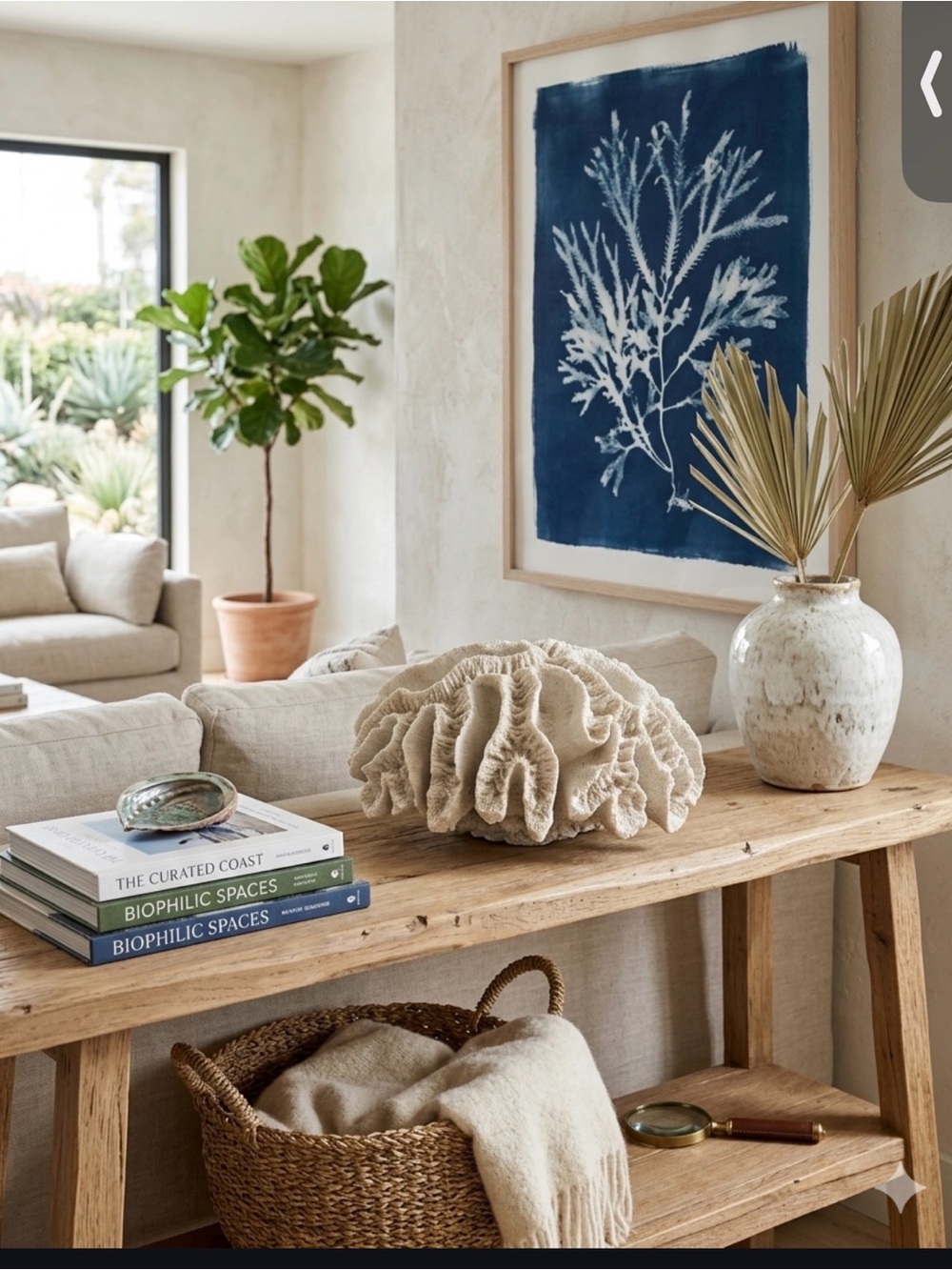 Vintage Natural White Brain Coral Skeleton Coastal Nautical Beach Home Decor